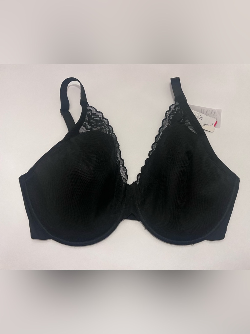Natori Black Lace Full Coverage Underwire Bra